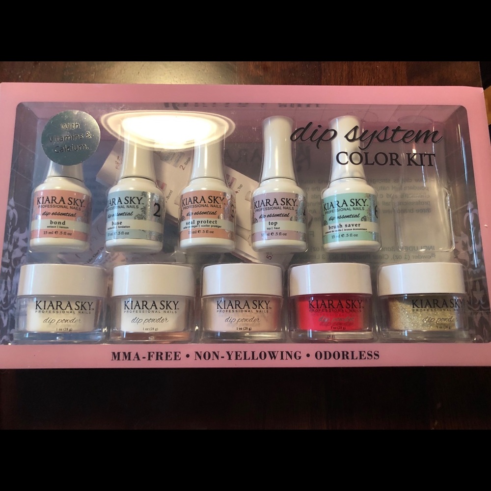 Kiara Sky dip starter color kit- used twice only